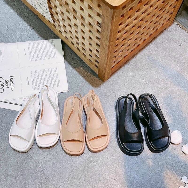 HÀNG CÓ SẴN ,SANDAL ĐẾ BÁNH MÌ QUAI SAU