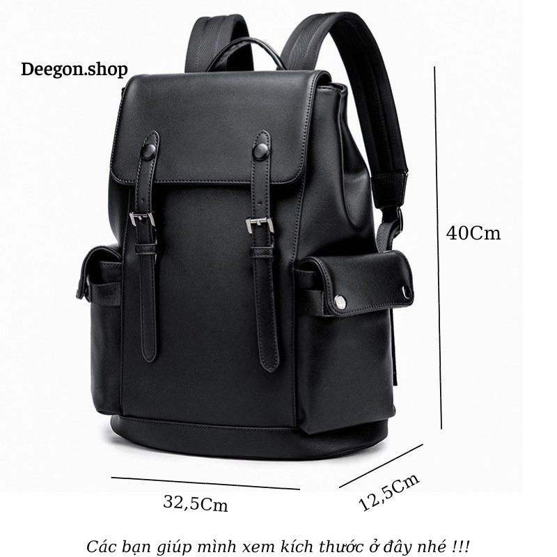 Balo Da Nam Nữ Thời Trang Cao cấp,Cặp Đi Học đựng laptop 15.6  inh,Chống Nước Đi Du Lịch Đi Chơi