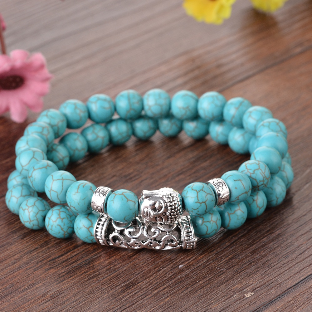 Set 2 Vòng Tay Chuỗi Hạt Phật Giáo Cho Nam Và Nữ