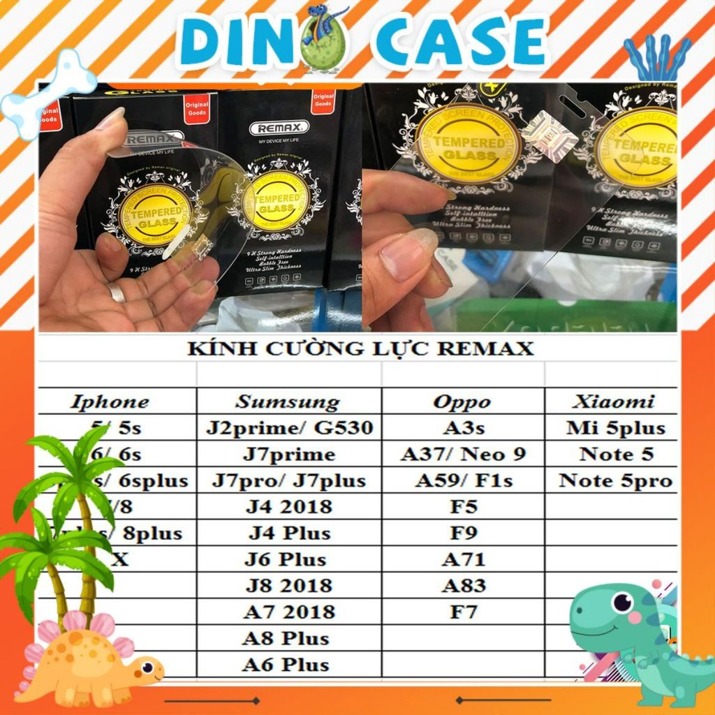 Dán cường lực IPHONE, SAMSUNG, OPPO loại cao cấp remax ( ảnh thật)