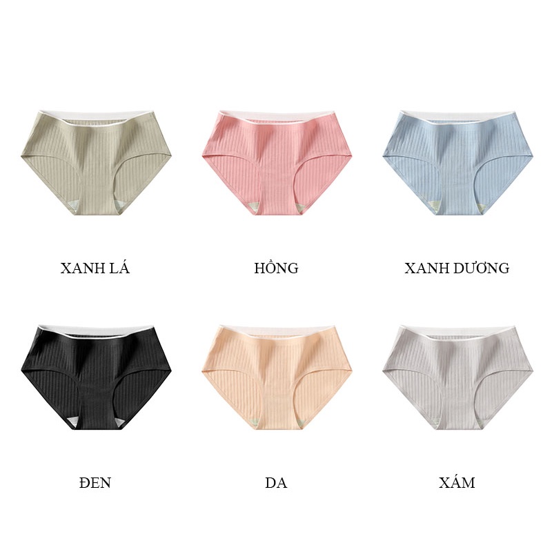 Quần lót nữ Cotton không đường may cao cấp kháng khuẩn mềm mại LAVENUSA QL63