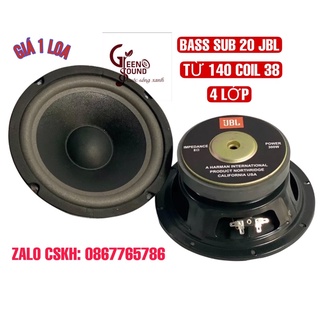 Sub bass 20 jbl nhập khẩu từ 140 coil 39 - củ loa 2 tấc- loa bass 20 giá 1 chiếc