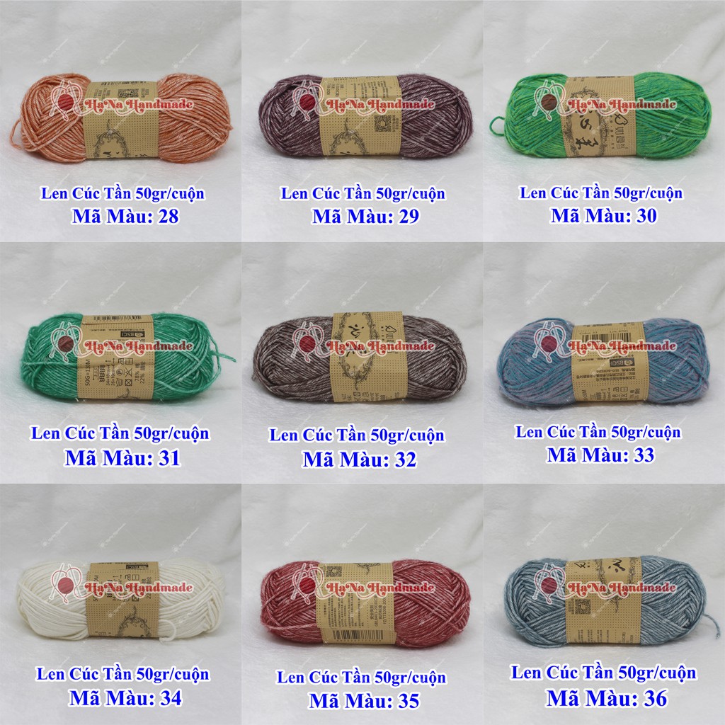 Len cúc tần 30k/50g ~130m