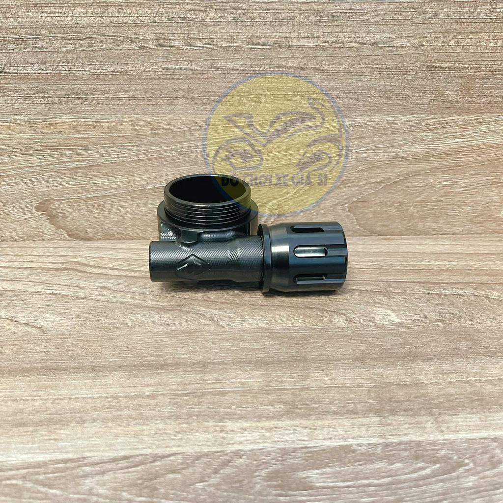 Núm HPA Factory tăng chỉnh độ nặng nhẹ phuộc, bên trái, dùng cho phuộc ohlins,yss,nitron,rcb.... Màu đen núm đen