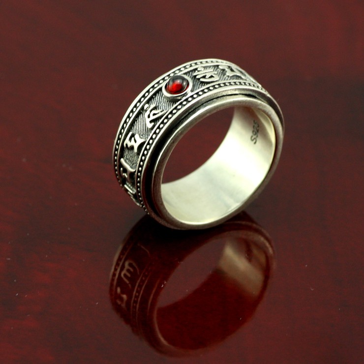 Nhẫn nữ Bạc kiểu ổ cao chất liệu bạc thật, có thể chỉnh size tay theo yêu cầu