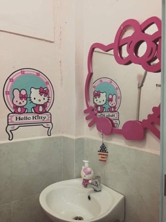 Gương đầu mèo kitty
