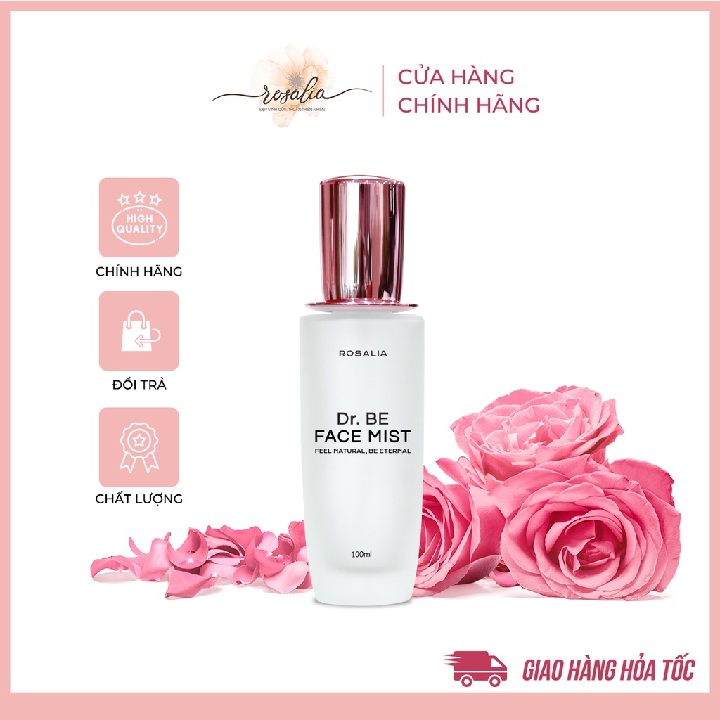 Nước Hoa Hồng Rosalia -Chính Hãng 100% Không Cồn, Không Hương Liệu