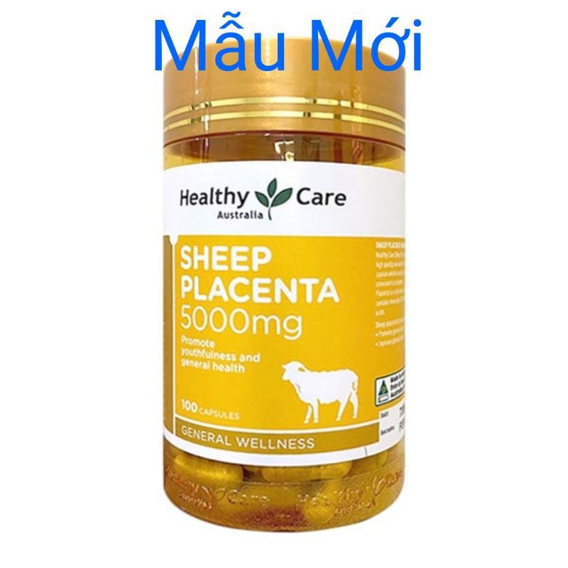 Nhau Thai Cừu Sheep Placenta 5000mg 100 Viên