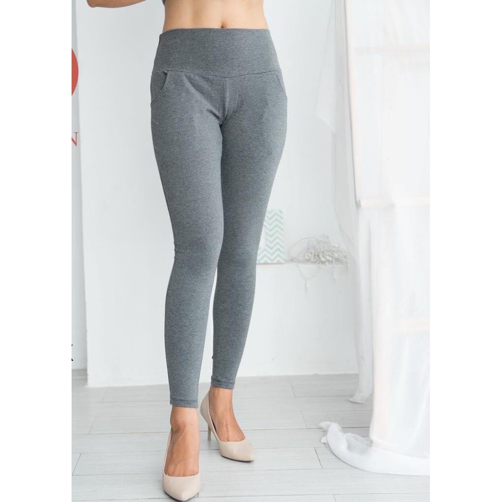 [HCM] (50-90kg) Quần bigsize dài legging thun cotton 4 chiều. drap gối codipa