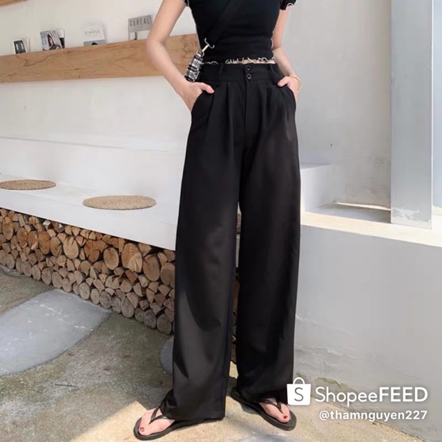 [ Order / ĐỦ màu ] QUẦN ỐNG RỘNG LƯNG CAO CULOTTES ULZZANG / QUẦN TÂY ỐNG SUÔNG DÁNG DÀI XANH ĐỎ VÀNG HỒNG TRẮNG KEM TÍM