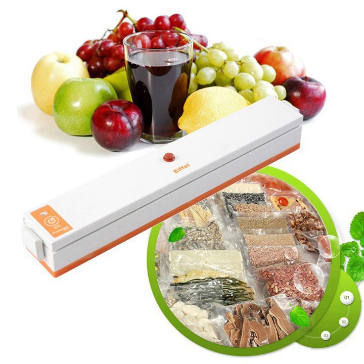 Máy hút Chân Không Kiêm Hàn Miệng Túi Fresh Pack Pro Cao Cấp - Máy hút chân không mini bảo quản thực phẩm