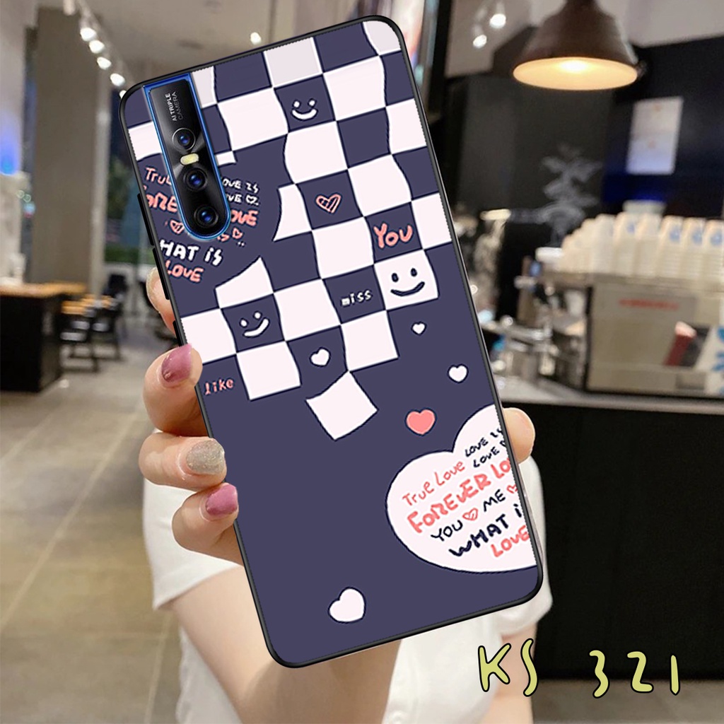 Ốp lưng Vivo V15 - Vivo V15 Pro - Vivo V17 - Vivo V17 Pro - Ốp in hình họa tiết caro bền, đẹp