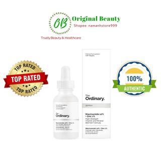 [Mẫu mới nhất][Date mới][Bill Anh] The Ordinary Tinh chất Niacinamide 10% + Zinc 1%