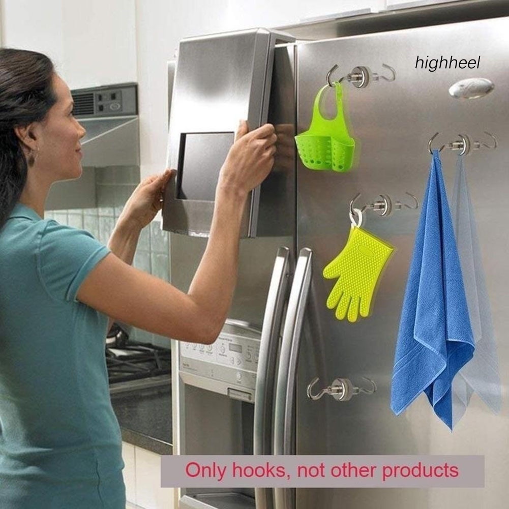 Bộ 1 / 5 cái móc treo đồ từ tính tiện lợi