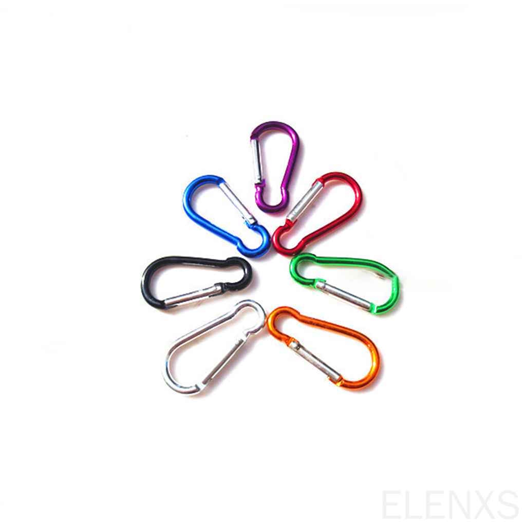 Set 5 móc khóa chữ D bằng nhôm tiện dụng khi leo núi