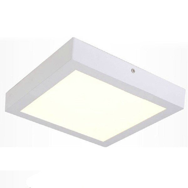 Đèn Led Ốp Trần 12W Nổi Vuông 3 chế độ sáng cao cấp 68Lighting LP0271 (Vỏ trắng)