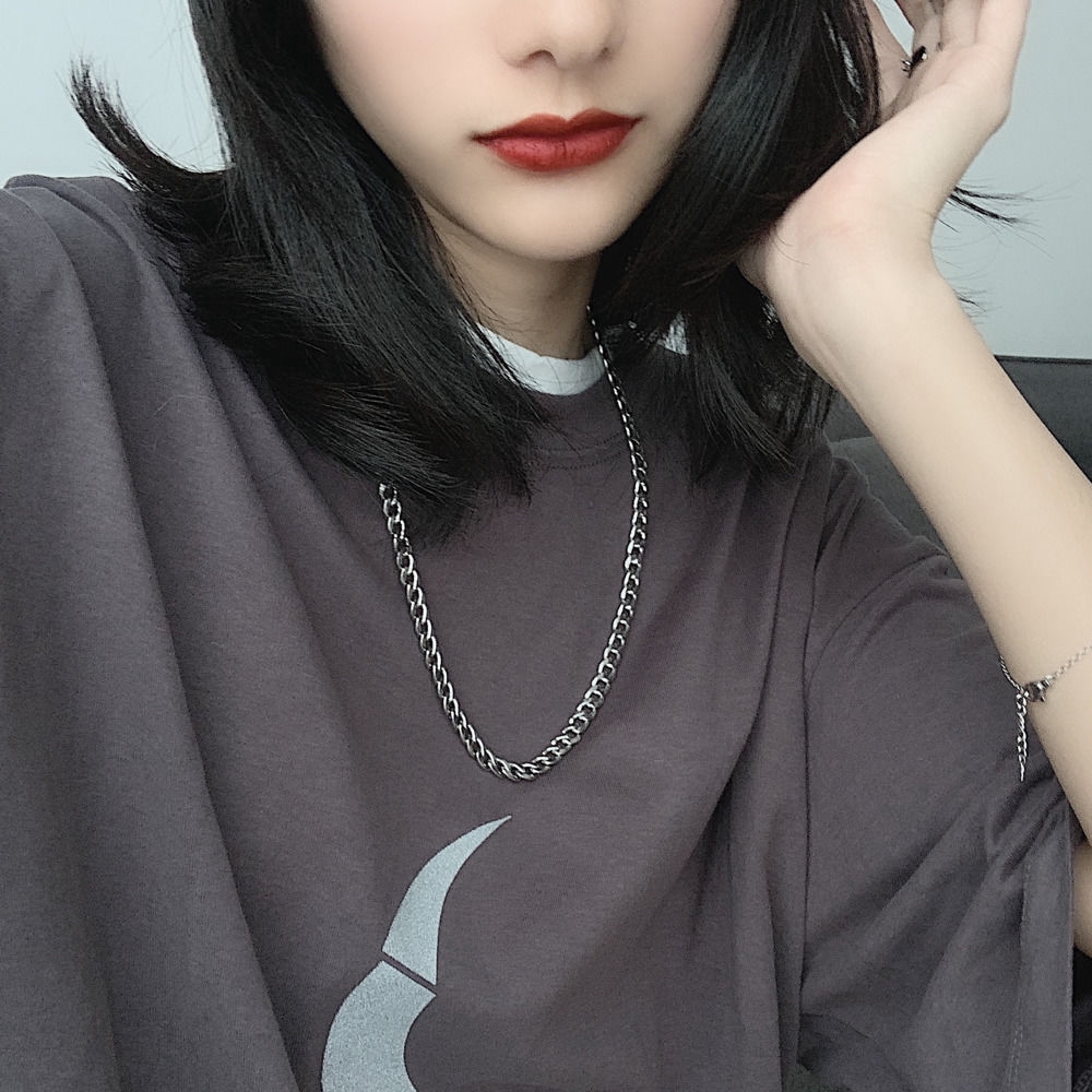 Dây Chuyền Thép Titan Thiết Kế Đơn Giản Thời Trang