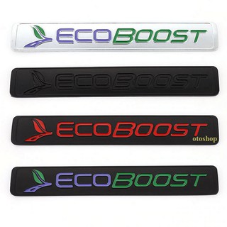Tem chữ ecoboost trang trí xe