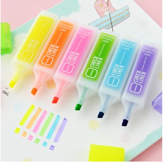 set 6 cây bút nhớ JumBo highlighter tiện dụng