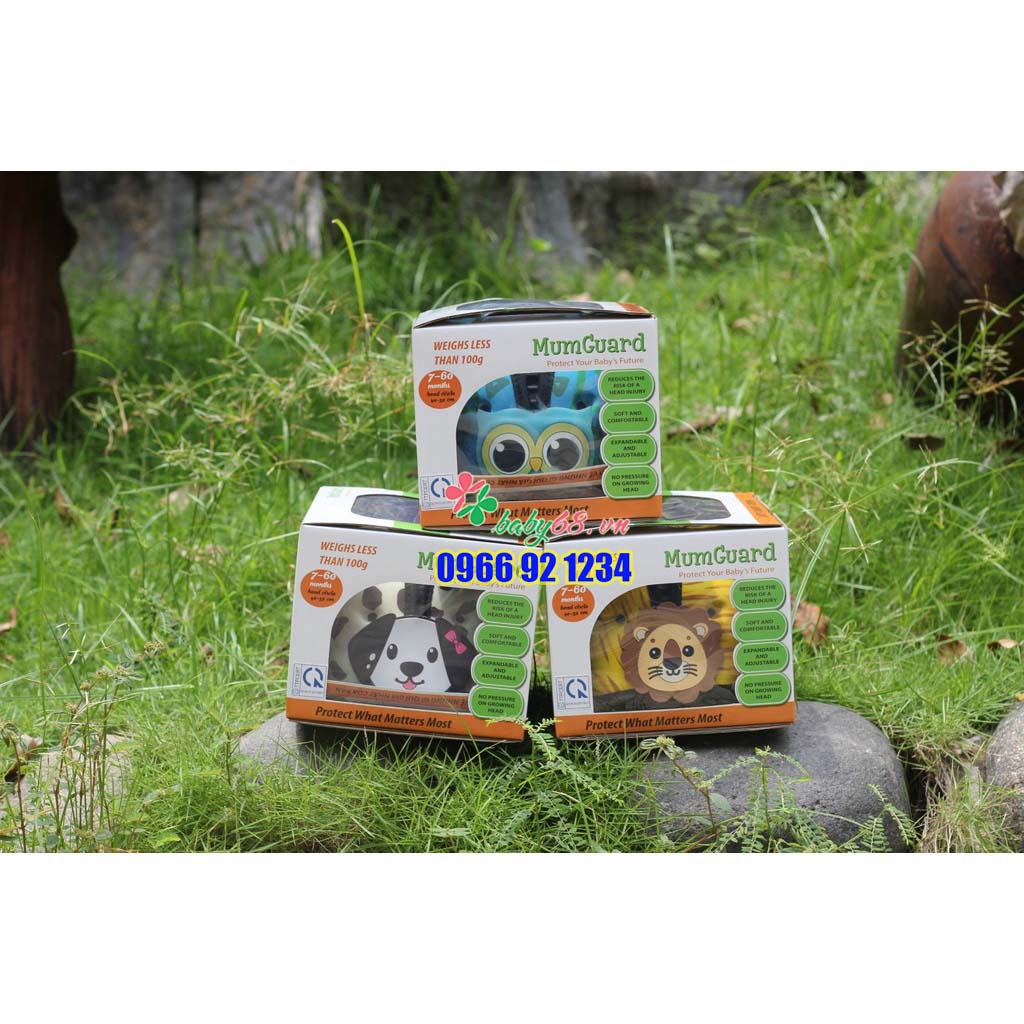 FULL BOX NÓN BẢO HIỂM CHO BÉ TẬP ĐI MUMGUARD CHÍNH HÃNG.