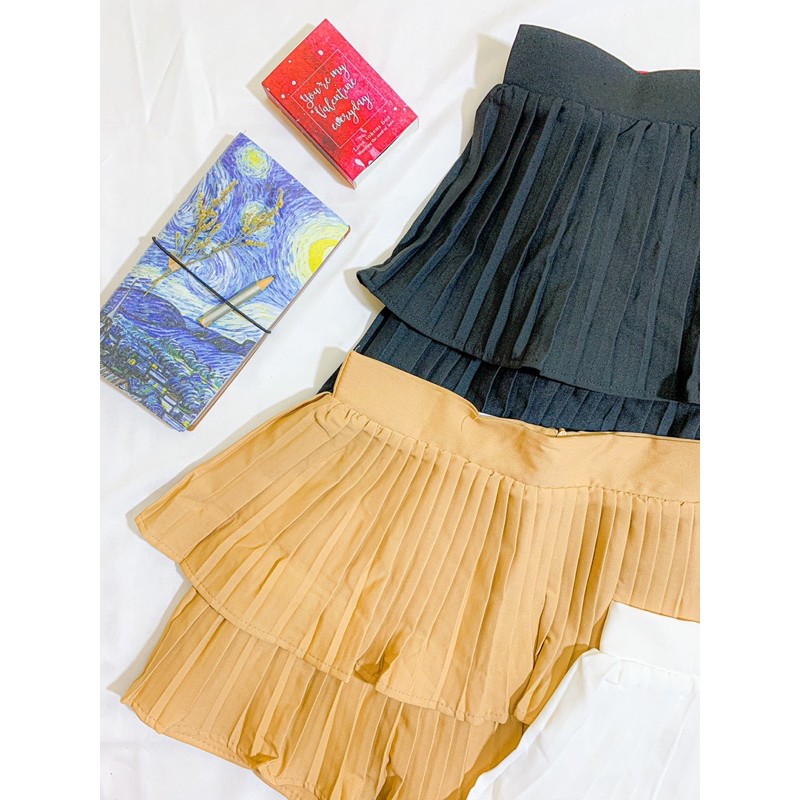 [Mã FAMAYWA giảm 10K đơn 50K] Chân váy 2 lớp tầng xếp ly với chất liệu siêu nhẹ đem lại sự thoải mái cho các nàng | BigBuy360 - bigbuy360.vn