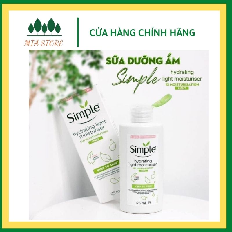 Combo dưỡng da trọn gói dịu nhẹ Simple (Tẩy trang + Sữa rửa mặt + Toner + Sữa dưỡng)