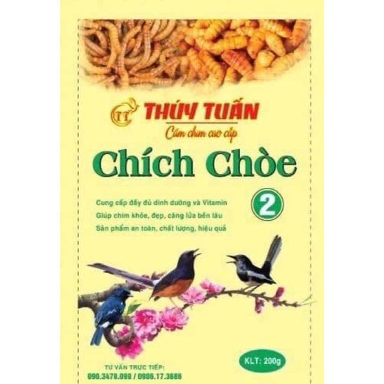 Cám chim Halosung cám chích chòe Thúy Tuấn số 2 cao cấp 200gram CC36