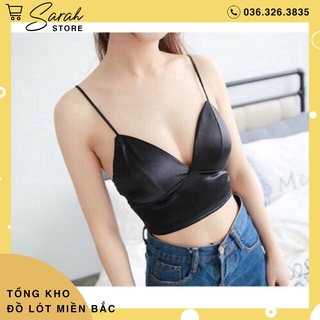 Áo Bra Lụa Phi Bóng 8 Nấc Cài Siêu Hot 264