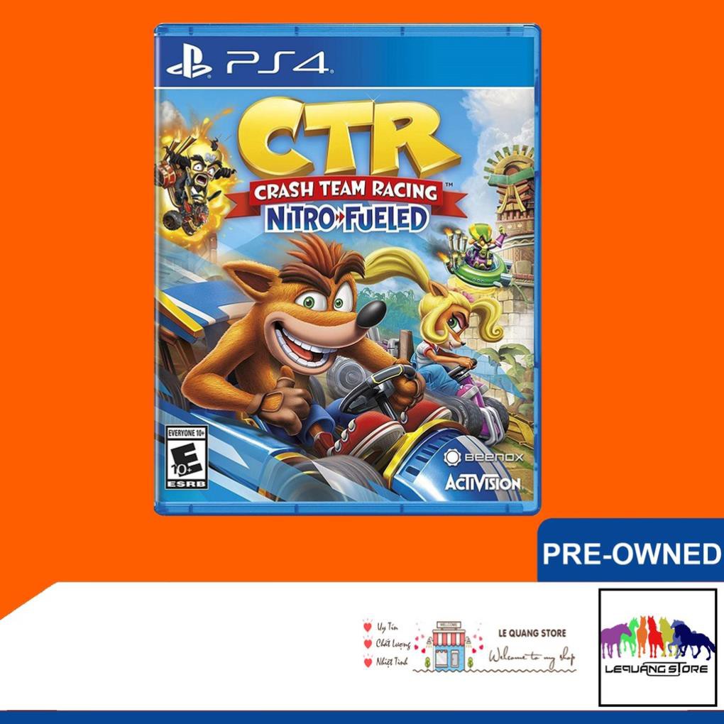 Đĩa game PS4: Crash™ Team Racing Nitro-Fueled (Đua xe cáo)