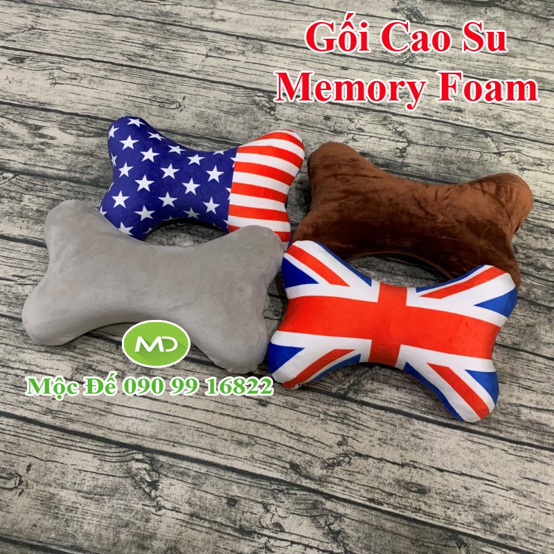 Gối Kê Cổ Cao Su Non SAIGON 30x30cm - Gối Tựa Đầu Đa Năng Dùng Cho Văn Phòng, Đi Tàu Xe, Ô Tô Du Lịch, Xe Hơi, Máy Bay