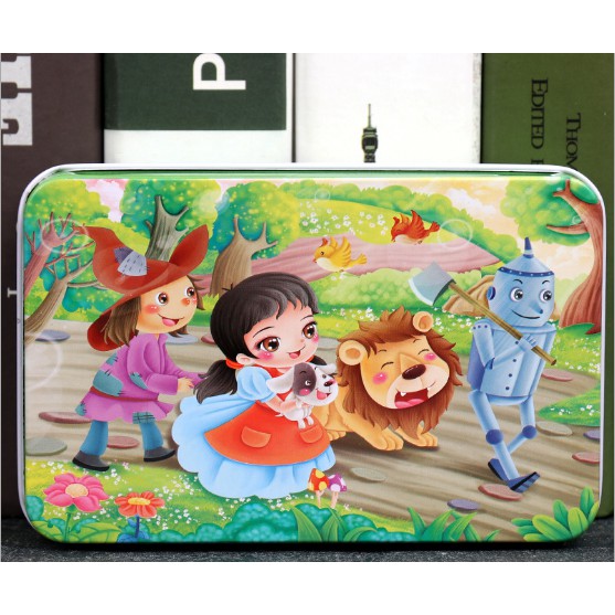 Hộp ghép hình puzzle 60 mảnh / 200 mảnh - CÔ BÉ DOROTHY VÀ CÁC BAN (PHÙ THỦY XỨ OZ)