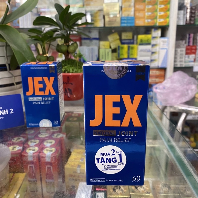 ✅ [Chính Hãng] Jex Natural Joint Paint Relief Thực phẩm hỗ trợ giảm đau trong thoái hoá khớp, viêm khớp dạng thấp.