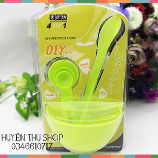 DỤNG CỤ TRỘN MẶT NẠ ĐẮP MẶT 4IN1