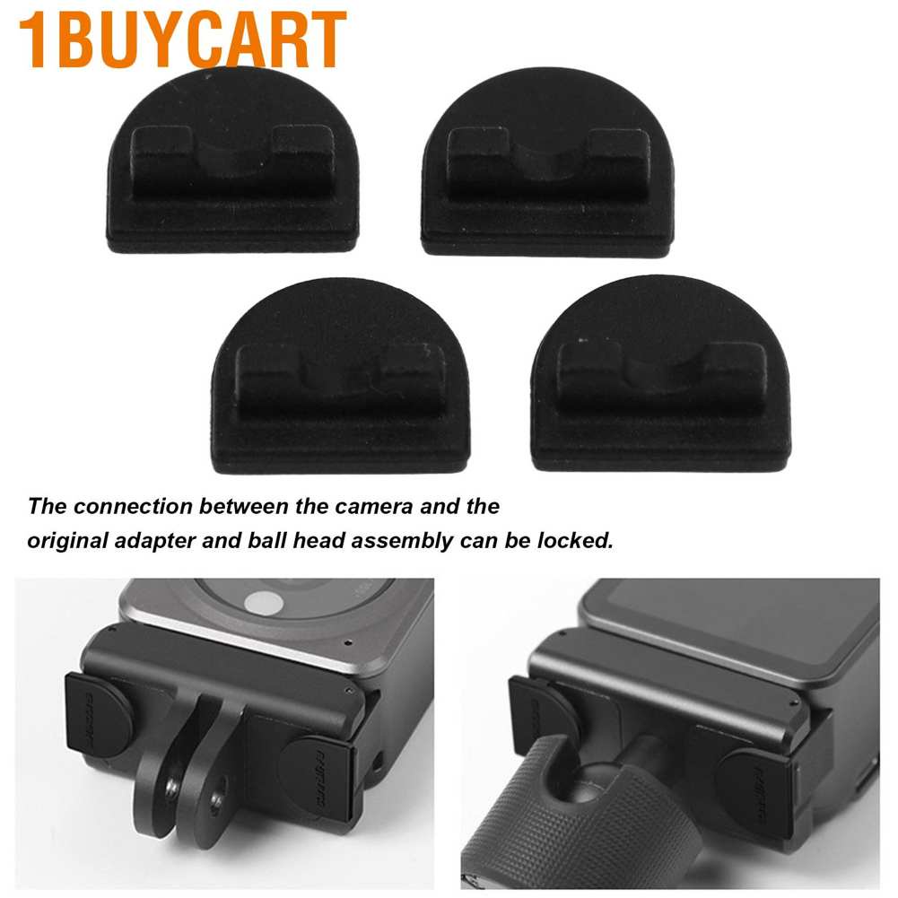 Set 1buycart 4 nút silicon mềm khóa cố định chống rơi an toàn cho camera hành trình 2