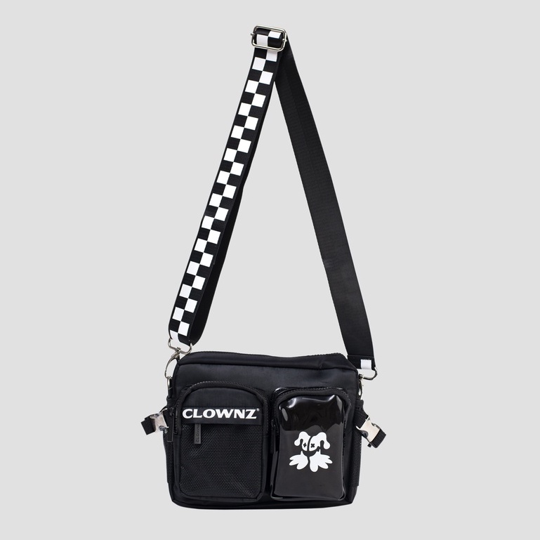 Túi đeo chéo local brand ClownZ Satchel New Logo vải canvas nam nữ thời trang hàn quốc