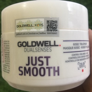 Hấp dầu suôn mượt 60s Goldwell Just Smooth 200ml