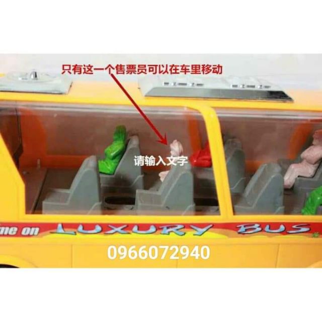 Đồ Chơi Xe Bus Chở Khách Có Pin Nhạc