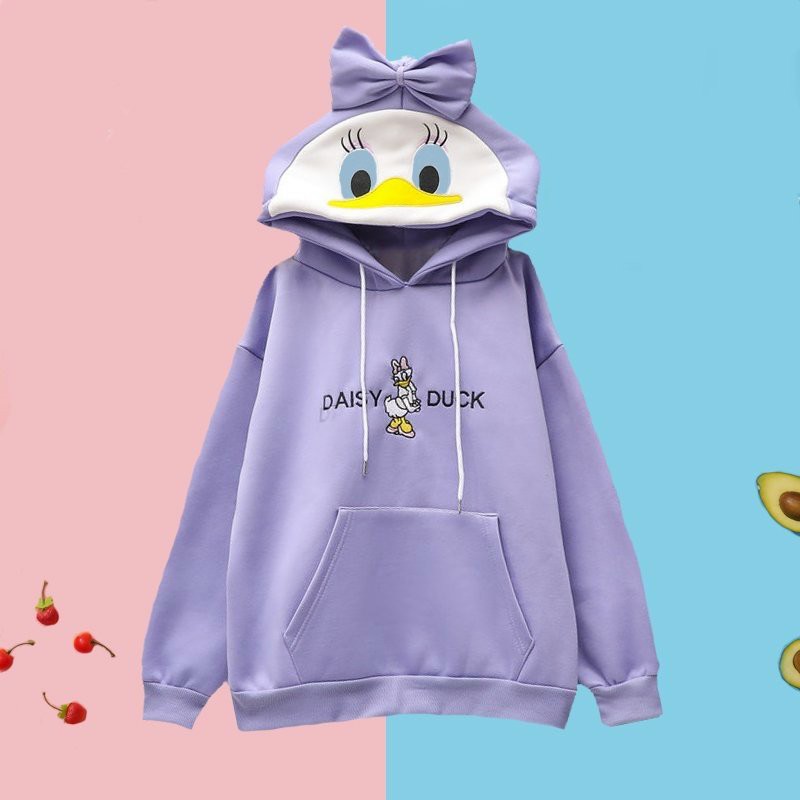 [FREESHIP_50K] Áo hoodie nữ hình con vịt, áo khoác nỉ có nón dễ thương William - NL210 | BigBuy360 - bigbuy360.vn