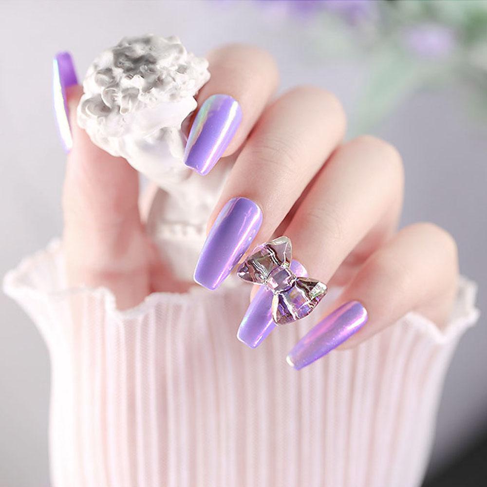 Set 3 Phụ Kiện Trang Trí Móng Tay Hình Nơ Cực Quang DIY|Trang Sức Vòng Cổ