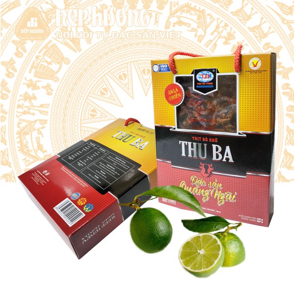 Thịt bò khô Thu Ba  - Đặc sản Quảng Ngãi