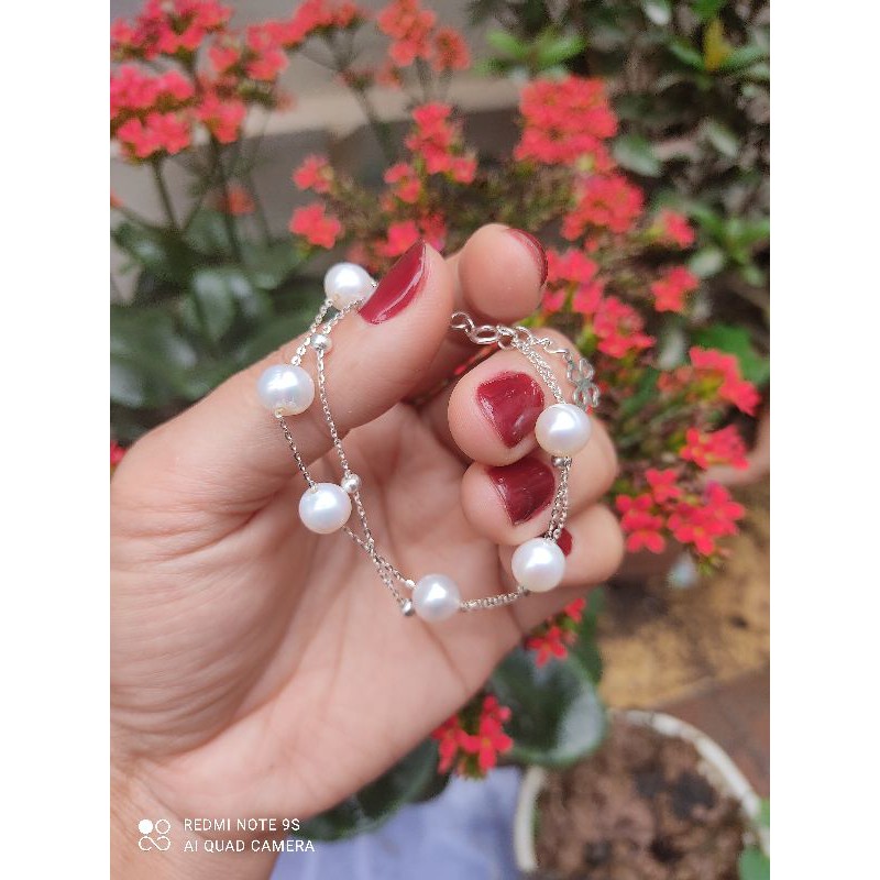 lắc tay trai thật bạc ta