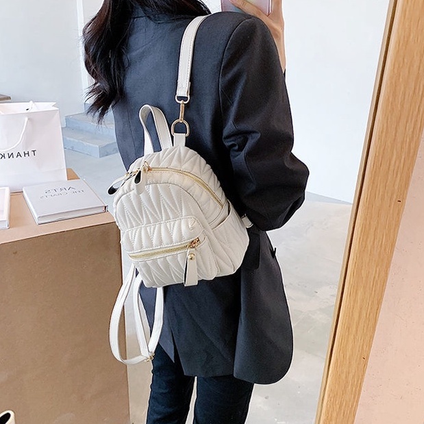 Balo nữ mini da mềm đẹp nhỏ nhắn đi chơi phong cách hàn quốc PK 367