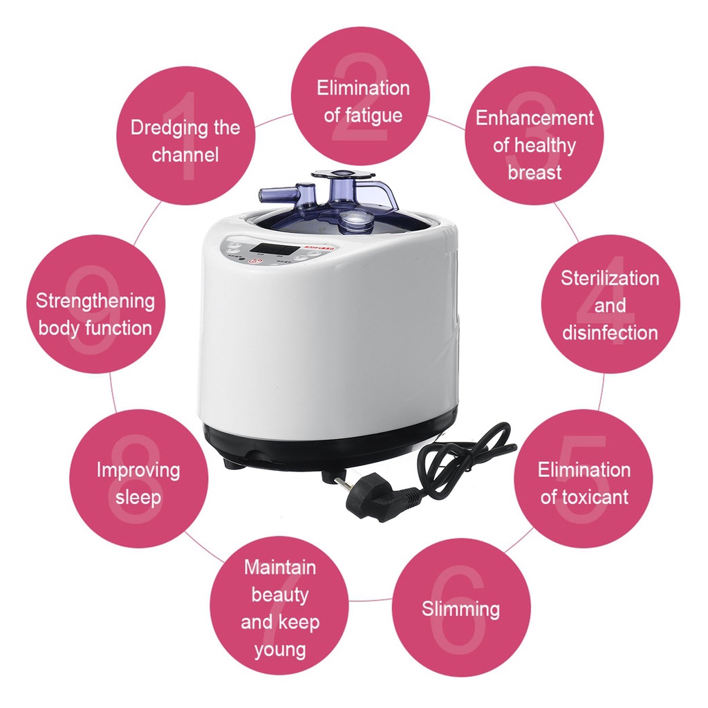 Máy xông hơi khô lớn 1000w 2.6l máy phát điện máy xông hơi spa với điều khiển từ xa cho phòng xông hơi khô tại nhà trị liệu cơ thể