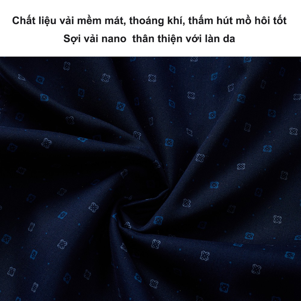 Áo sơ mi nam ngắn tay Biman by Biluxury 3SMCT05031T00, 4SMCH009TTS (tím than)