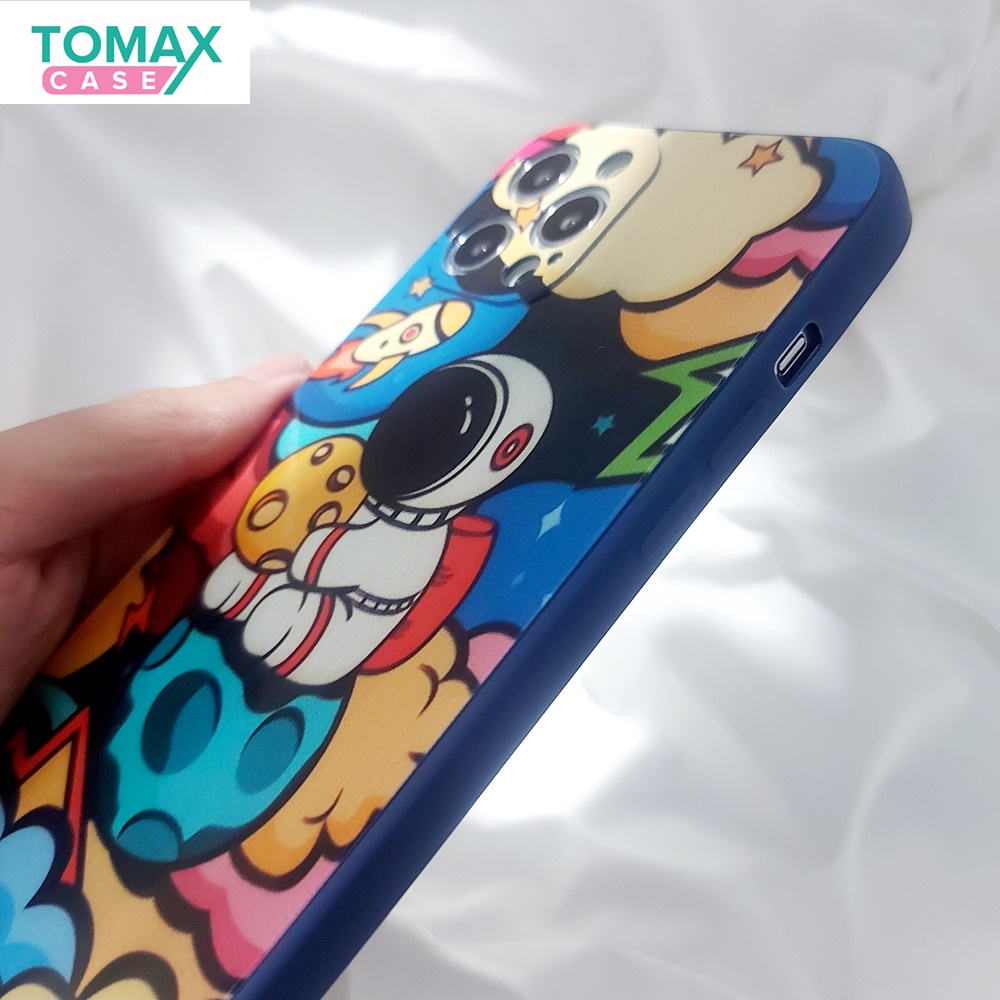 Ốp lưng iphone Phi hành gia các dòng máy 7plus/8plus/x/xs/xr/11/11promax/12/12promax/13/13promax Tomax Case