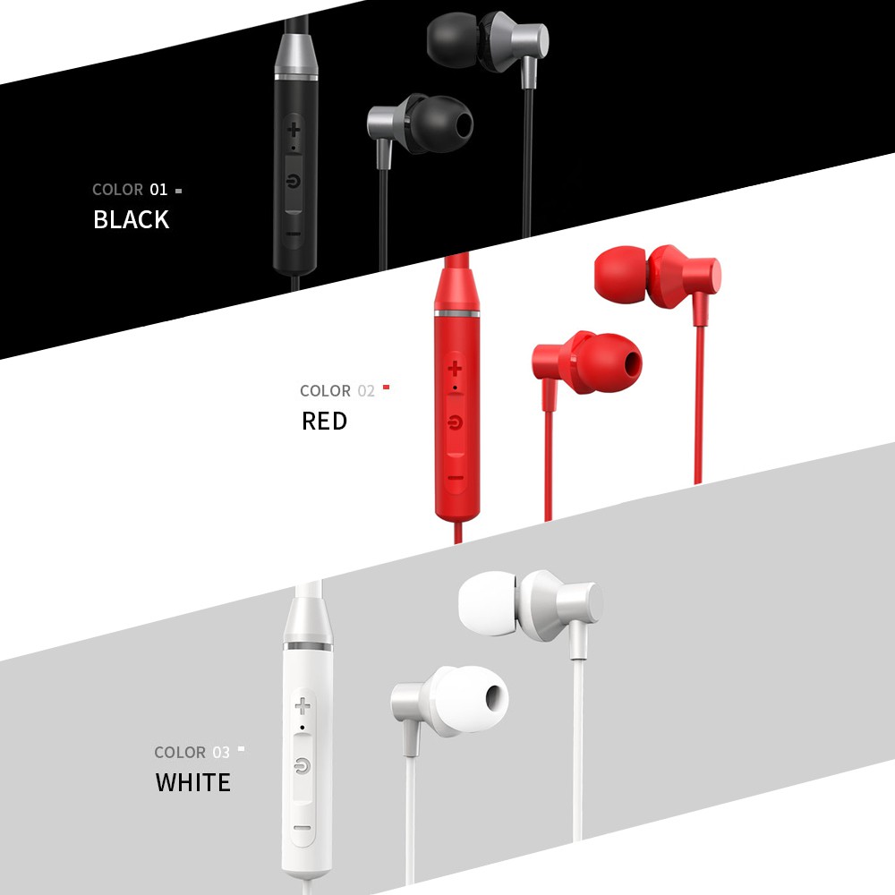 Tai Nghe Thể Thao Lenovo He05 Bluetooth 5.0 Đeo Cổ Có Nam Châm Chống Nước