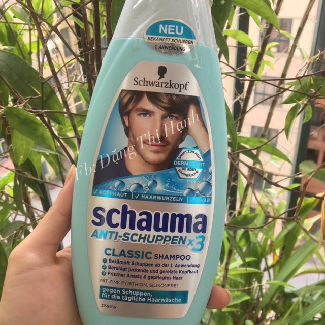 DẦU GỘI ĐẦU SCHAUMA CHO NAM 400Ml