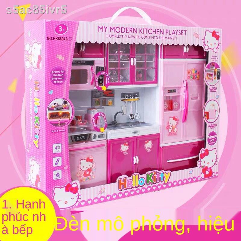 ∈ ■Đồ chơi nhà bếp trẻ em cô gái mô phỏng mini nấu ăn dùng nhỏ tủ lạnh quà tặng sinh nhật