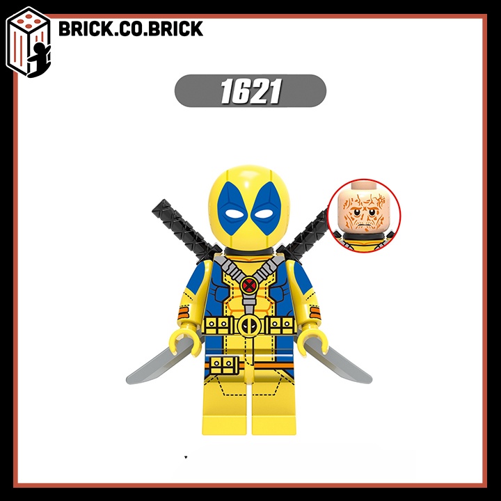 Deadpool Phụ Kiện Kiếm Mô Hình Siêu Anh Hùng Hài Bựa Đồ chơi Lắp ráp Minifigure X0302