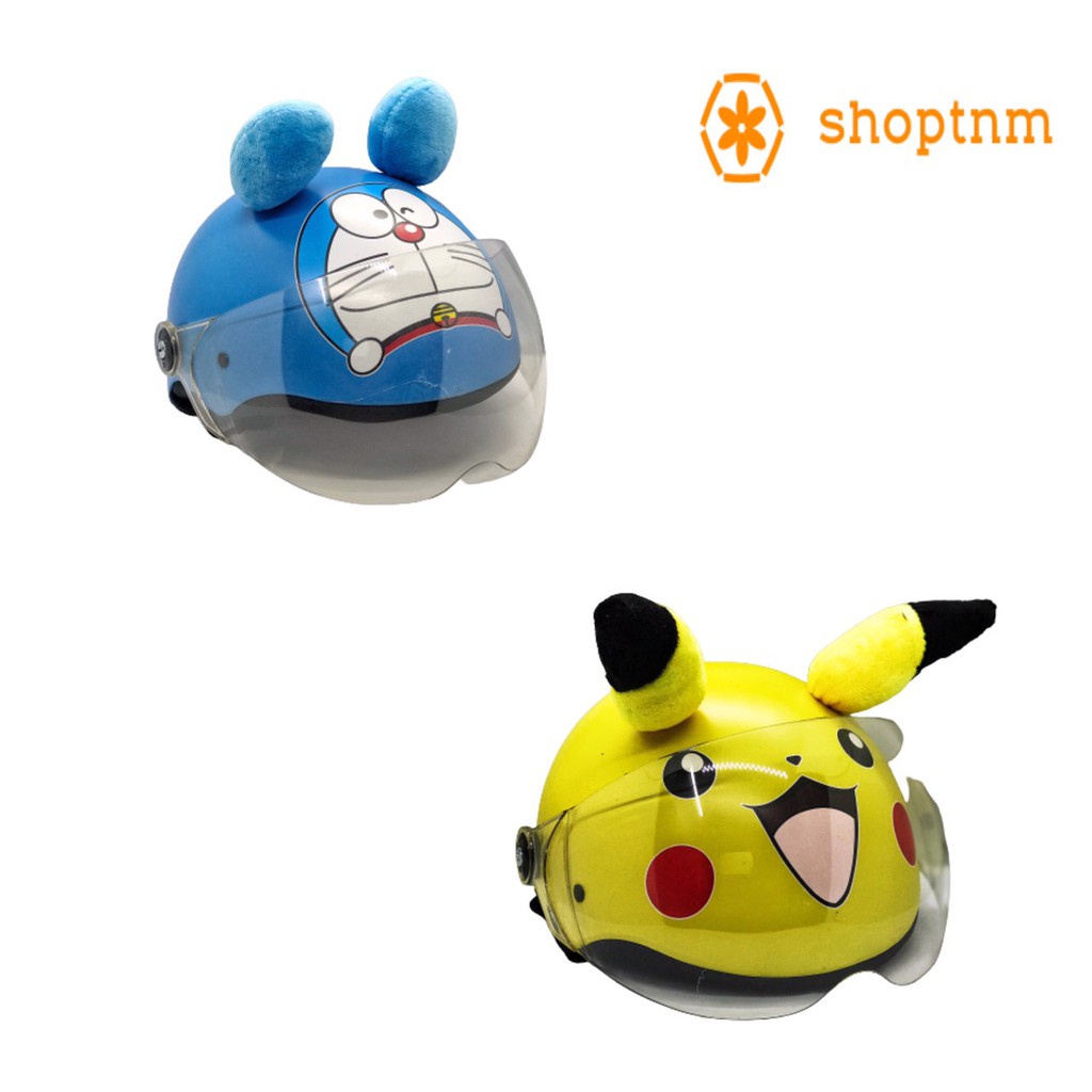 Nón bảo hiểm cho bé PIKACHU cho trẻ em 3-6t, Mũ bảo hiểm cho bé đẹp và trẻ em dễ thương, mũ bảo hiểm cho bé trai và gái